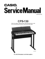 Casio CPS-130 Service Manual preview