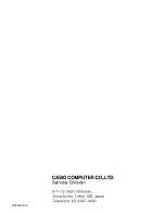 Preview for 16 page of Casio CPS-7 Service Manual