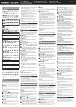 Preview for 1 page of Casio CS-68P Assembly Instructions