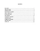 Preview for 2 page of Casio CSF-5350 Service Manual & Parts List