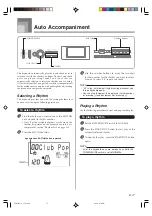 Предварительный просмотр 19 страницы Casio CTK-110 User Manual