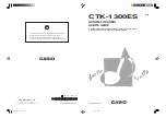 Casio CTK-1300ES User Manual preview