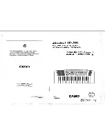 Casio CTK-200 Operation Manual preview