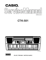 Preview for 1 page of Casio CTK-501 Service Manual