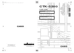 Casio CTK-5200 User Manual preview