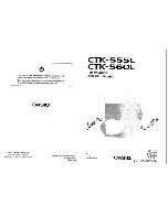 Casio CTK-555L User Manual preview