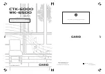 Preview for 1 page of Casio CTK-6500 (Arabic) ‫دليل االستخدام