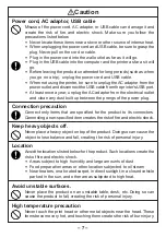 Preview for 7 page of Casio CW-E60 - Disc Title Printer B/W Thermal Transfer User Manual