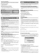 Предварительный просмотр 2 страницы Casio CW-L300 - Disc Title Printer B/W Thermal Transfer User Manual