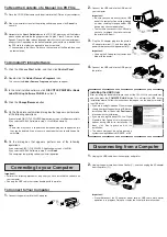 Предварительный просмотр 4 страницы Casio CW-L300 - Disc Title Printer B/W Thermal Transfer User Manual