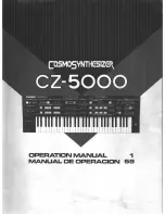 Preview for 1 page of Casio CZ-5000 CosmoSynthesizer Operation Manual