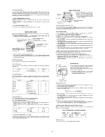 Preview for 3 page of Casio DBC310-1 - DataBank Men's Watch Operation Chart