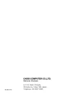 Предварительный просмотр 14 страницы Casio DC-8000 Service Manual & Parts List