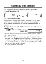 Preview for 13 page of Casio DE-12E User Manual