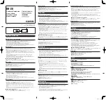 Casio DH-20 User Manual preview