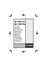 Casio DJ-120D plus User Manual preview