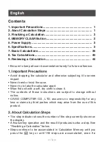 Предварительный просмотр 3 страницы Casio DJ-120TG User Manual