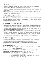 Preview for 4 page of Casio DJ-120TG User Manual