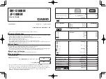 Casio DM-1200BM User Manual preview