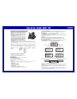 Предварительный просмотр 2 страницы Casio DQD-105 Operation Manual