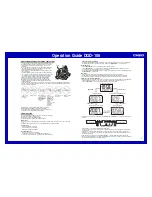 Предварительный просмотр 2 страницы Casio DQD-106 Operation Manual