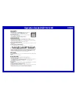 Предварительный просмотр 4 страницы Casio DQD-110B Operation Manual