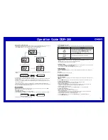 Предварительный просмотр 3 страницы Casio DQR-300 Operation Manual