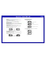 Предварительный просмотр 4 страницы Casio DQR-300 Operation Manual