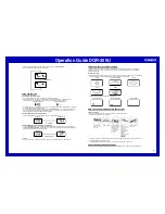 Предварительный просмотр 6 страницы Casio DQR-300U Operation Manual