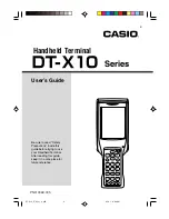 Casio DT-X10 - M30U - Win CE User Manual preview