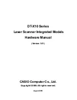 Preview for 1 page of Casio DT-X10 series Hardware Manual