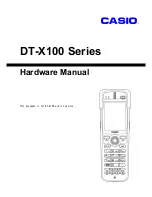 Casio DT-X100-10E Hardware Manual preview