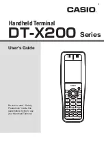 Casio DT-X200 Series User Manual предпросмотр