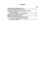 Preview for 2 page of Casio DW-6100CF Service Manual & Parts List