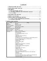 Preview for 2 page of Casio DW-9100BJ Service Manual & Parts List