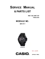 Casio ECW-M300E Service Manual preview