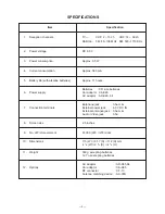 Предварительный просмотр 3 страницы Casio EV-2500B Service Manual & Parts List