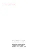 Предварительный просмотр 24 страницы Casio EV-660C Service Manual