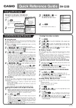 Preview for 3 page of Casio EW-G300 Quick Reference Manual