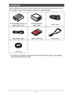 Preview for 2 page of Casio EX-100F User Manual