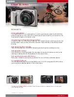 Preview for 1 page of Casio EX-FH100BK Brochure