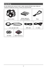 Preview for 2 page of Casio EX-FH25BK User Manual