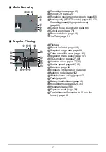 Предварительный просмотр 12 страницы Casio EX-FH25BK User Manual