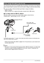 Preview for 12 page of Casio EX-FR100CA User Manual