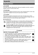 Preview for 46 page of Casio EX-FR100CA User Manual