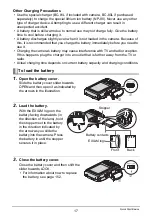 Preview for 17 page of Casio EX-H5BK User Manual