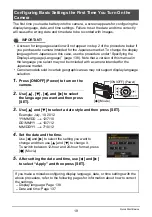 Preview for 19 page of Casio EX-H5BK User Manual