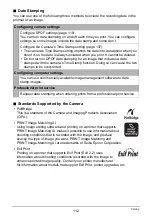 Preview for 112 page of Casio EX-H5BK User Manual