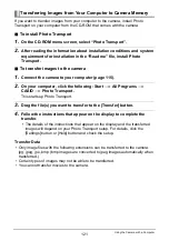 Preview for 121 page of Casio EX-H5BK User Manual