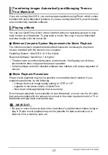 Preview for 127 page of Casio EX-H5BK User Manual